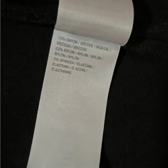 Belle by Kim Gravell boho work career Black zip jacket 3/4 sleeve tassels Large - Picture 8 of 12